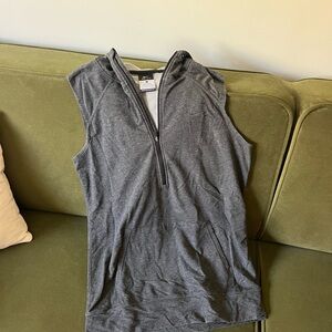 Nike Dri-FIT Charcoal Zip-Up Vest